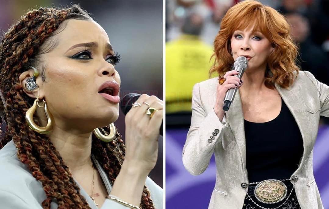 Fans Cheered Reba McEntire’s National Anthem, Boo Andra Day’s Black National Anthem at Super Bowl LVIII